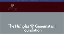 Desktop Screenshot of genematasfoundation.org