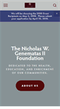 Mobile Screenshot of genematasfoundation.org